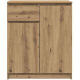 vidaXL Komoda s predalom artisan hrast 71x35x84 cm inženirski les | Shoptok.si
