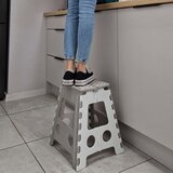  Protuklizni tabure 39CM svijetlo sivi | shoptok.hr
