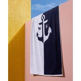 Madame coco Peškir za plažu Anchor, Pamučni, 75x160cm, Teget-beli Cene