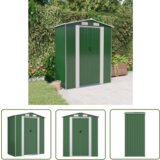  The Living Store Vrtna lopa zelena 192x108x223 cm pocinkano jeklo - Vrtna Lopa, (21745146) Cene