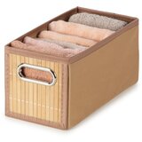 Compactor Škatla za shranjevanje iz bambusa v naravni barvi 15x31x15 cm – | Shoptok.si
