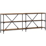  Konsole stol Starood drvo 200x30x75 cm inženjerski drvo i čelik | shoptok.hr