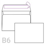  Kuverta B6, 125 x 176 mm, bijela, 500 komada Cijene