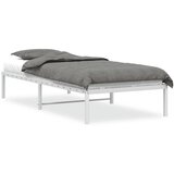vidaXL Kovinski posteljni okvir bel 90x190 cm, (20978807) | Shoptok.si