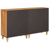 vidaXL Strani šal 2 pcs Rjava 60 x 33 x 75 cm trden mangov les | Shoptok.si