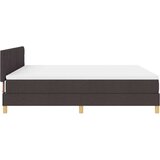vidaXL Postelja s Škatlo z Nadvleko Temno Rjava 180x200 cm Tkanina, (22082785) | Shoptok.si