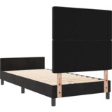  Postelja Črna 90x200 cm Velur, (22049351) | Shoptok.si