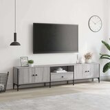 TV omarica s predalom siva sonoma 200x25x44 cm inženirski les | Shoptok.si