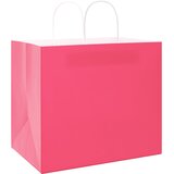  Papirnate vrećice 250 kom s ručkama ružičaste 32x22x28 cm | shoptok.hr