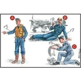 RAF Mechanics (2 fig.) And Pilot WW II, (21287574)