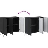  Kreveta Crna 89 x 34,5 x 80 cm Konstruirano drvo | shoptok.hr