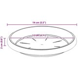 Krožni cvetlični pladenj 24 pcs Kamnito rdeča Ø 14 x 2 cm, (5000207500) | Shoptok.si