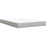  Krevet s oprugama i madracem svjetlosivi 140x200 cm baršunasti | shoptok.hr