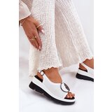 S. BARSKI Leather Women's Wedge Sandals With Decoration S.Barski | ePonuda.com