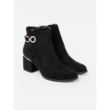 Shelvt Black women's ankle boots with an elegant buckle | Shoptok.si