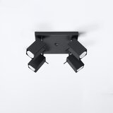 Nice Lamps Črno točkovno svetilo 25x25 cm Toscana – | Shoptok.si