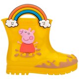 Melissa Škornji MINI Welly + Peppa Pig Baby Boots - Yellow/Beige Večbarvna Cene