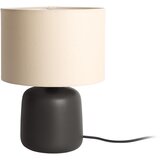 Leitmotiv Mat crna stolna lampa s tekstilnim sjenilom (visina 33 cm) Alma – Cijene