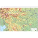 Kartografija slovenija - mala stenska karta 100 x 70 cm, piši briši plastifikacija | Shoptok.si