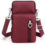 INF majhna najlonska torbica za telefon - kompaktna in lahka za vsakdanjo uporabo winered, (5000080743) | Shoptok.si