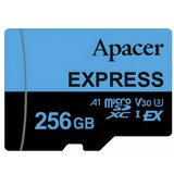 Apacer microSD express 256GB spominska kartica U3 V30 switch AP256GMCEXG3X17-RA | Shoptok.si