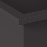  Vrtna posuda za sadnju s LED svjetlom Crna 40 x 60 x 40 cm Slike