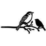 WALLXPERT decorative object figura bird on the branch 02 black | ePonuda.com