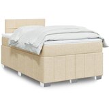  Krevet box spring s madracem krem 120 x 190 cm od tkanine | shoptok.hr