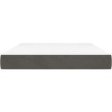 vidaXL Madrac s oprugama tamnosivi 140x220x20 cm baršunasti | shoptok.hr