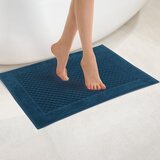 Zwoltex Unisex's Velour Bath Mat Carlo Navy Blue Cene