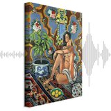  Slika - Henri Matisse – Decorative Figure on Ornamental Ground 80x120 Akustična | shoptok.hr