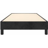  Okvir za krevet s oprugom crni 80 x 200 cm baršunasti | shoptok.hr