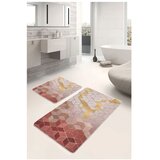 Mila Home Rožnate žametne kopalniške preproge v kompletu 2 ks 60x100 cm – | Shoptok.si