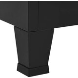Ormarić Omara za dokumente industrijska črna 90x40x100 cm jeklo | Shoptok.si