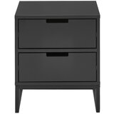 MID.YOU NOČNA OMARICA, antracit, črna | Shoptok.si
