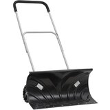 The Living Store Lopata za sneg z raztegljivim ročajem črna 66 cm jekleno rezilo - Lopata Za Sneg, (21980222) Cene