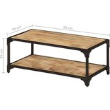 vidaXL Klubska mizica 90x45x35 cm trden robusten mangov les | Shoptok.si