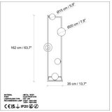 Opviq podna lampa corner 13776 gold