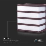  LED spoljašnje zidno svetlo LED/8W/230V IP65 4000K braon | Eponuda.com