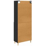  Highboard Crni hrast 69,5 x 32,5 x 180 cm Konstruirano drvo | shoptok.hr