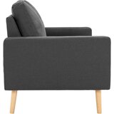  Kavč dvosed temno sivo blago, (20698210) | Shoptok.si