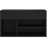  Klupa za cipele crna 80 x 30 x 45 cm od konstruiranog drva | shoptok.hr