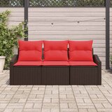  Set sofe 3 kom. Smeđa poliratan | shoptok.hr