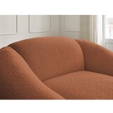 Bobochic Paris Oranžen fotelj iz tkanine bouclé Tina – | Shoptok.si