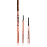 J.Cat Beauty Brow-LA olovka za obrve sa četkicom nijansa 102 Warm Caramel 0.08 g Cijene
