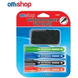 Offishop Markeri za belu tablu set sa sunđerom 1/4 OF429 Cene