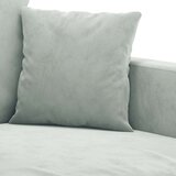 vidaXL 3-dijelni set sofa s jastucima svjetlosivi baršunasti | shoptok.hr