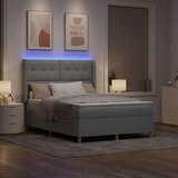 Box spring krevet Svijetlo siva 140 x 200 cm tkanina | shoptok.hr