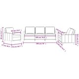  3-dijelni set sofa s jastucima plavi baršunasti | shoptok.hr