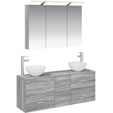  Set namještaja za kupaonicu 4 pcs Siva Sonoma | shoptok.hr